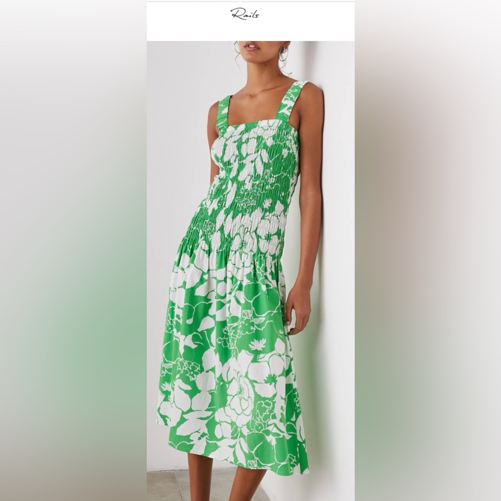 Rails Seville Dress “green lotus” NWT small